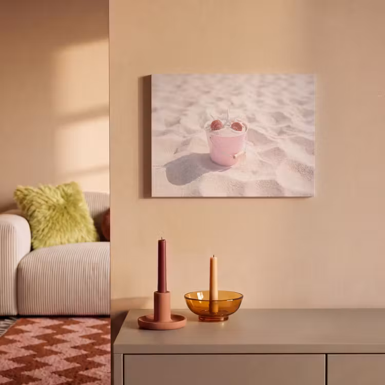 Strand - Schelpen - Zomer - Roze - Decoratie PET vilt klein -sfeer1