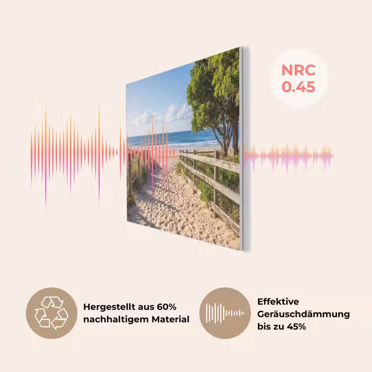 Strand - Zandpad - Oceaan - Natuur PET vilt klein -USP_DE
