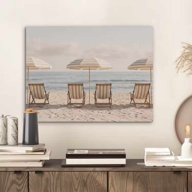 Strand - Stoelen - Parasol PET vilt klein -sfeer1