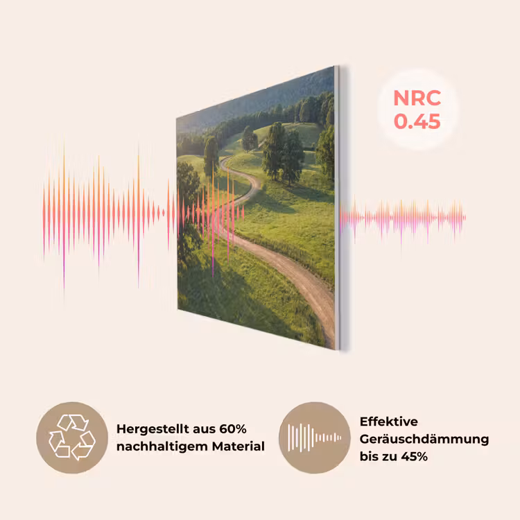 Weg - Weide - Natuur - Groen PET vilt klein -USP_DE