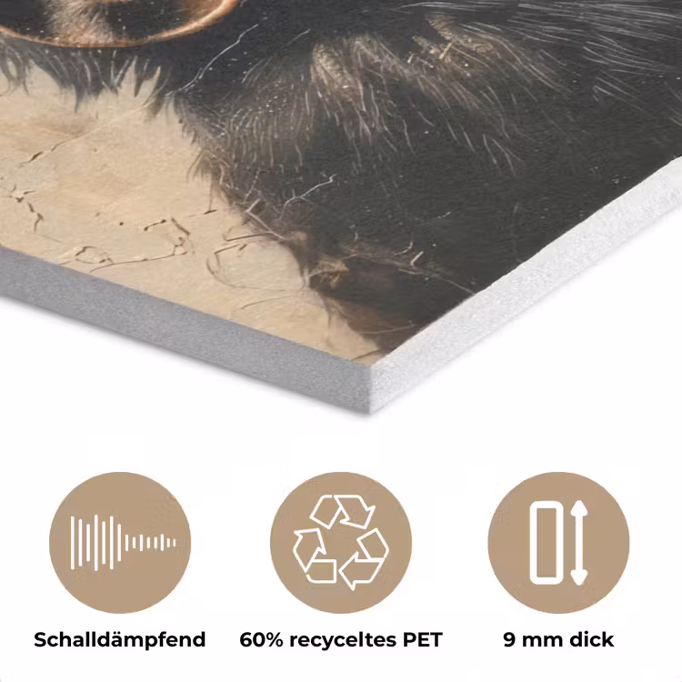 Street art - Chimpansee - Ballon - Graffiti - Banksy PET vilt klein -closeup_DE