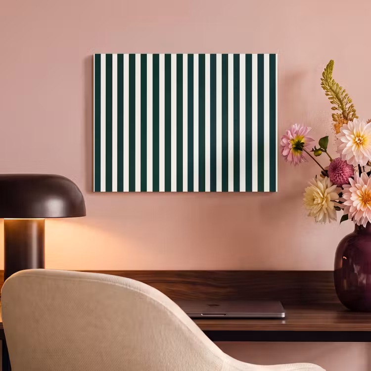 Strepen - Klassiek - Groen PET vilt klein 837 -sfeer3
