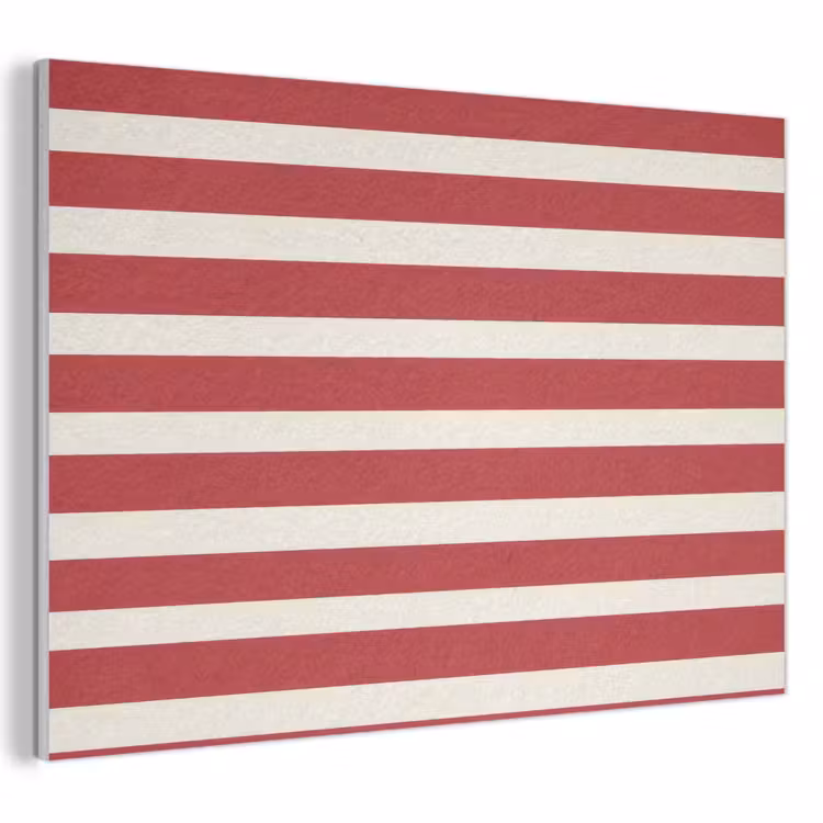 Strepen - Patroon - Rood PET vilt klein 837 -3d