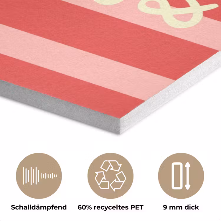 Strepen - Rood - Try again PET vilt klein -closeup_DE