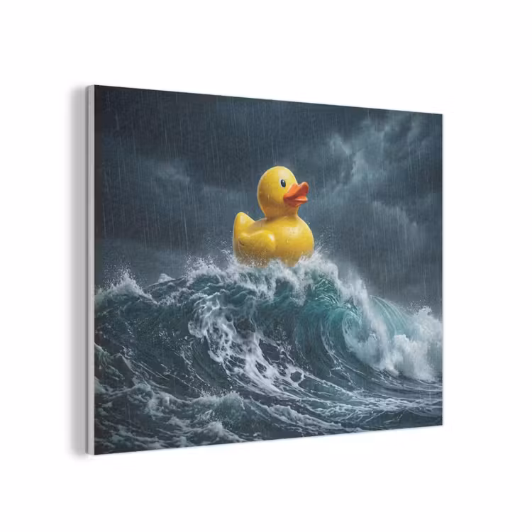 Storm - Badeend - Golven PET vilt klein -3d