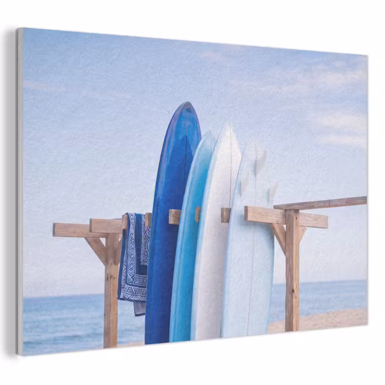 Surfplank - Strand - Zomer - Blauw - Water PET vilt klein -3d