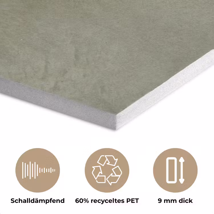 Textuur - Betonlook - Achtergrond - Modern - Groen PET vilt klein -closeup_DE