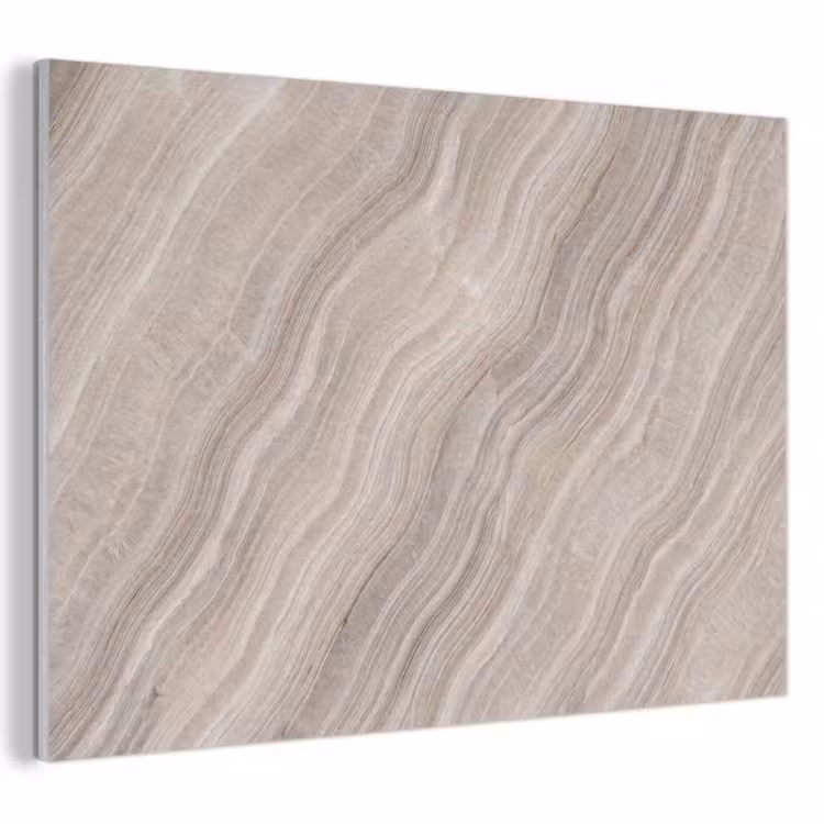 Textuur - Golvend - Abstract - Modern - Beige PET vilt klein -3d