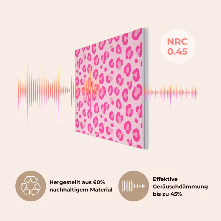 Dierenprint - Patroon - Abstract - Modern - Roze PET vilt klein -USP_DE