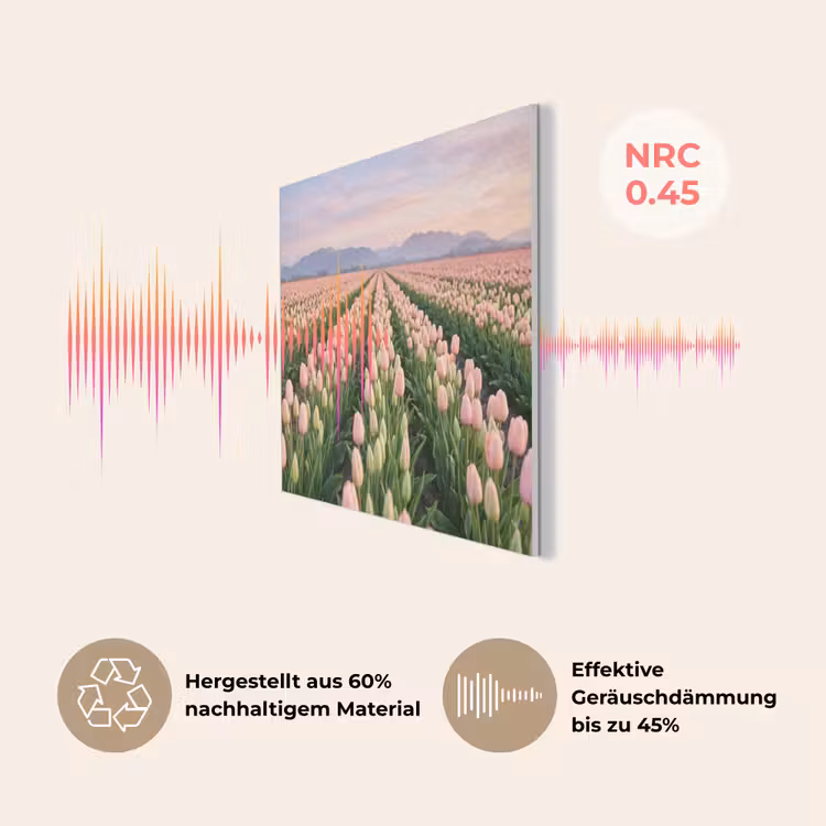 Tulpen - Landschap - Roze PET vilt klein -USP_DE