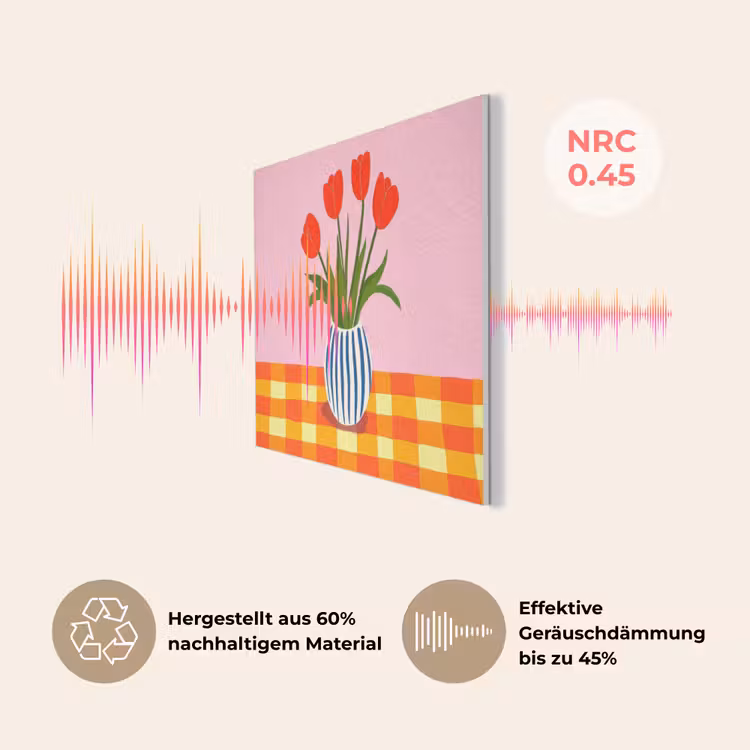 Tulpen - Roze - Vaas PET vilt klein -USP_DE