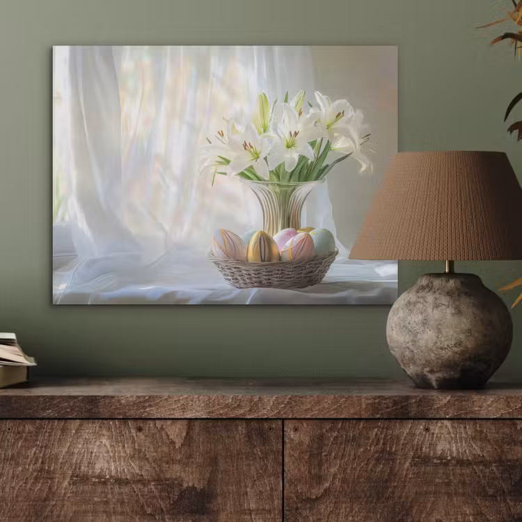 Vaas - Eieren - Bloemen PET vilt klein -sfeer2