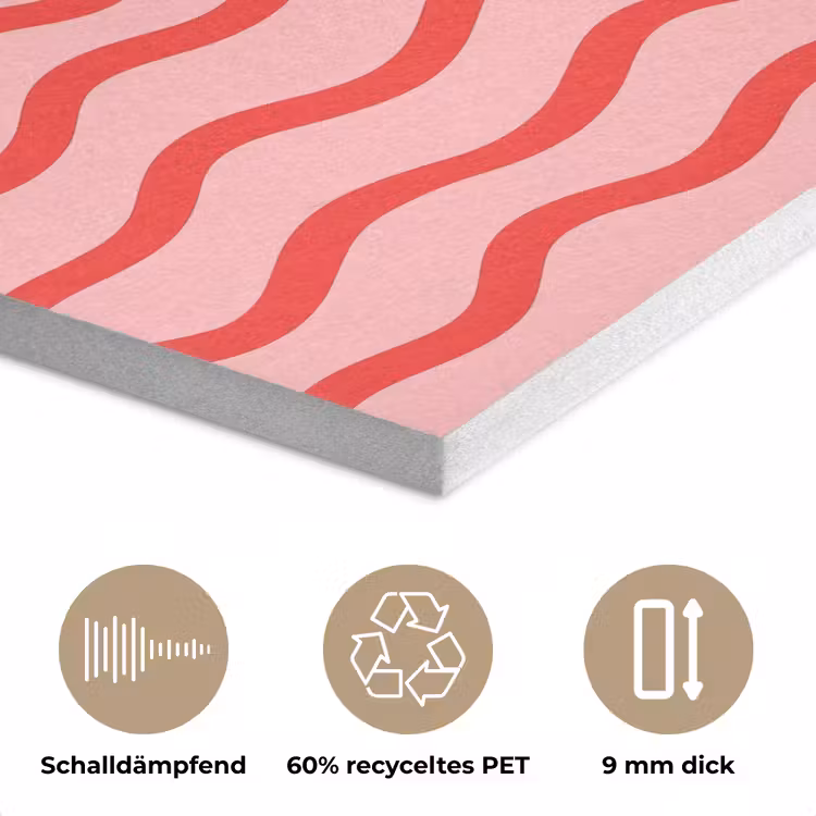 Speels - Patroon - Rood PET vilt klein 837 -closeup_DE