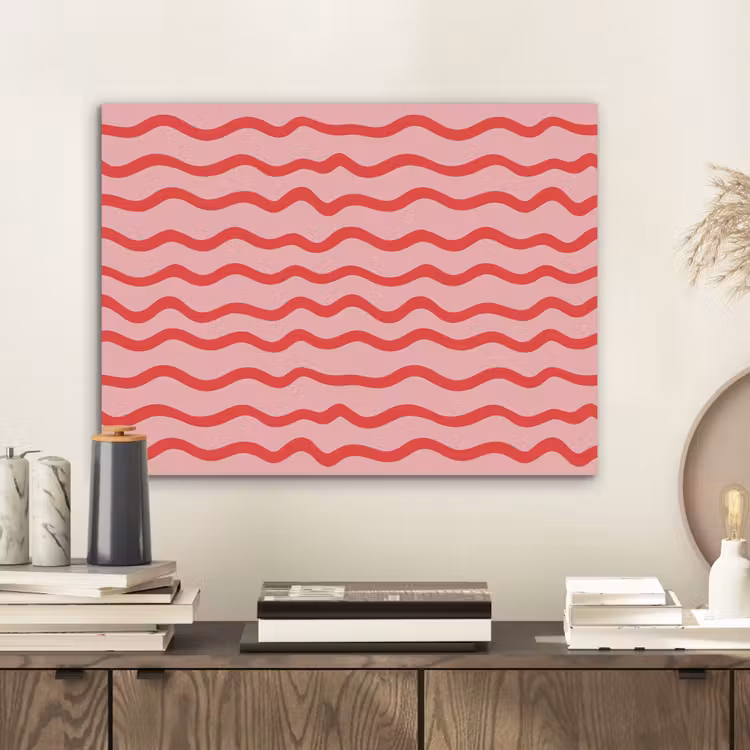 Speels - Patroon - Rood PET vilt klein 837 -sfeer1