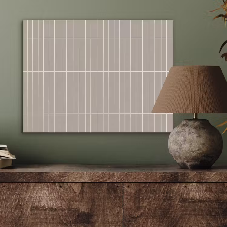 Verticaal - Wandtegel - Licht Beige PET vilt klein 837 -sfeer2
