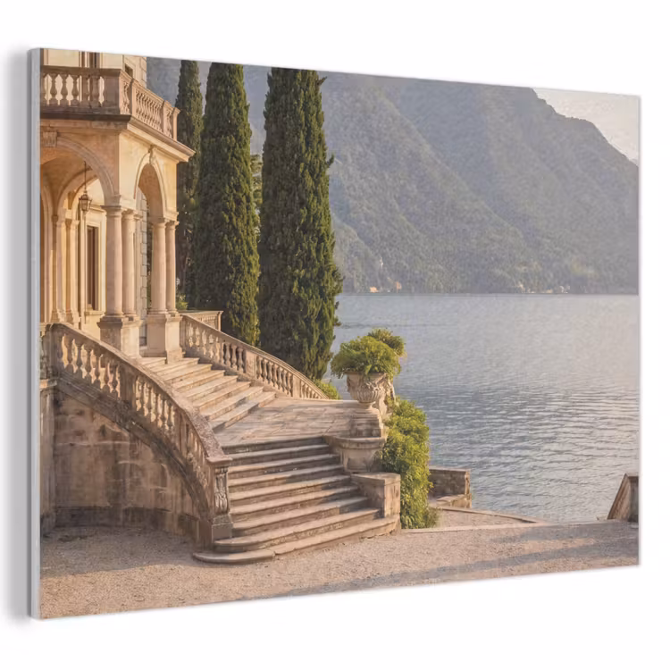 Akustikbild - Villa – Wasser – Treppen - Villa - water -trappen PET vilt klein
