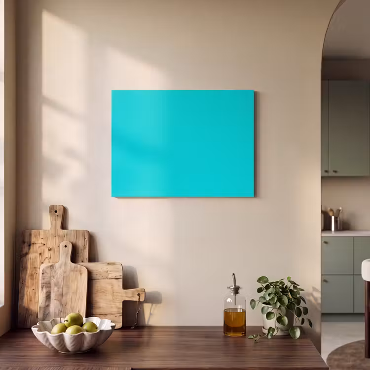 Vivid - Aquamarine - Turkoois PET vilt klein 837 -sfeer2