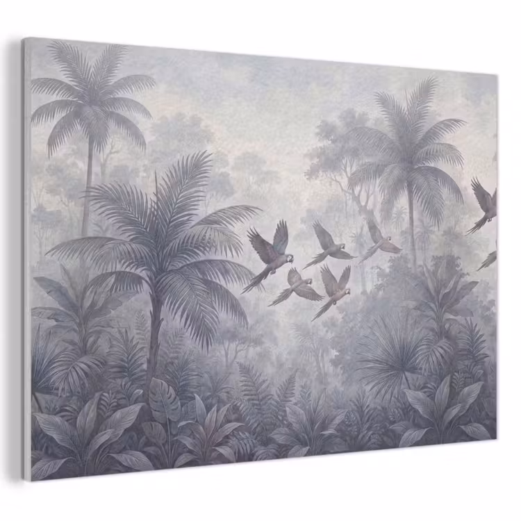 Vogel - Vliegend - Jungle - Vintage - Dieren PET vilt klein -3d