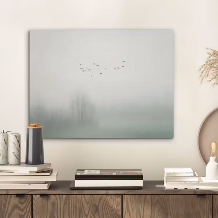 Vogel - Vlucht - Natuur - Minimalistisch PET vilt klein -sfeer1