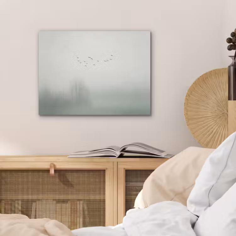 Vogel - Vlucht - Natuur - Minimalistisch PET vilt klein -sfeer3
