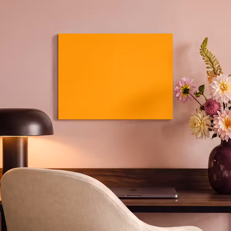 Warm - Ochre - Oranje PET vilt klein 837 -sfeer3