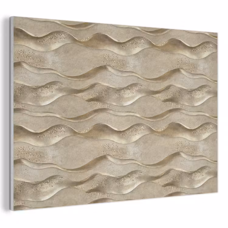 Golven - Patroon - Goud PET vilt klein 837 -3d