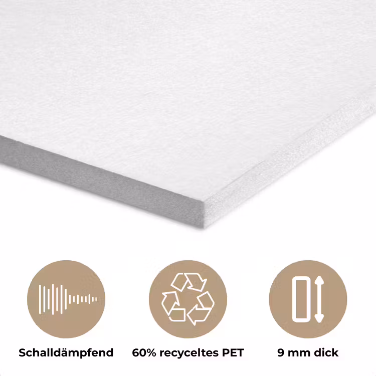 Wereldkaart - Kompas - Minimalistisch PET vilt klein -closeup_DE