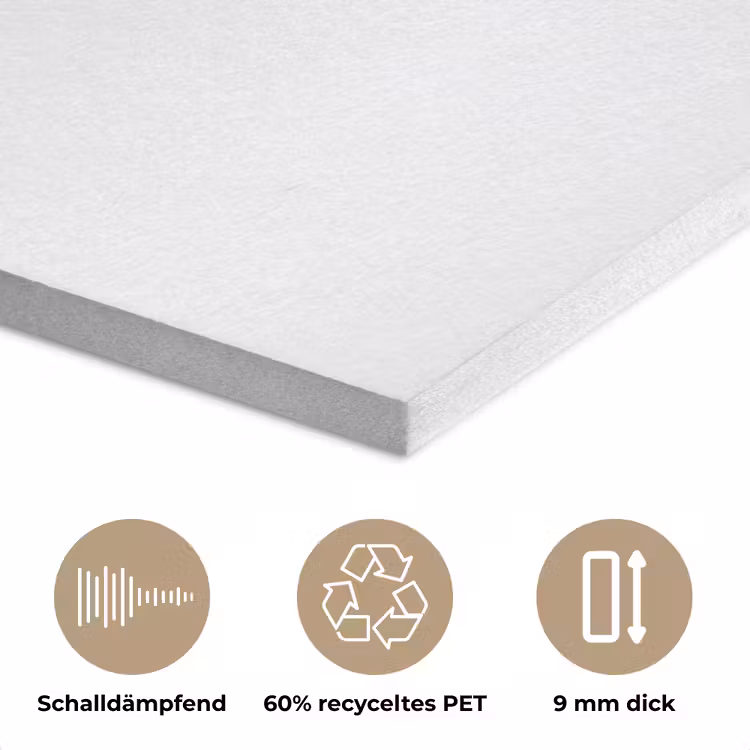 Wereldkaart - Minimalistisch PET vilt klein -closeup_DE