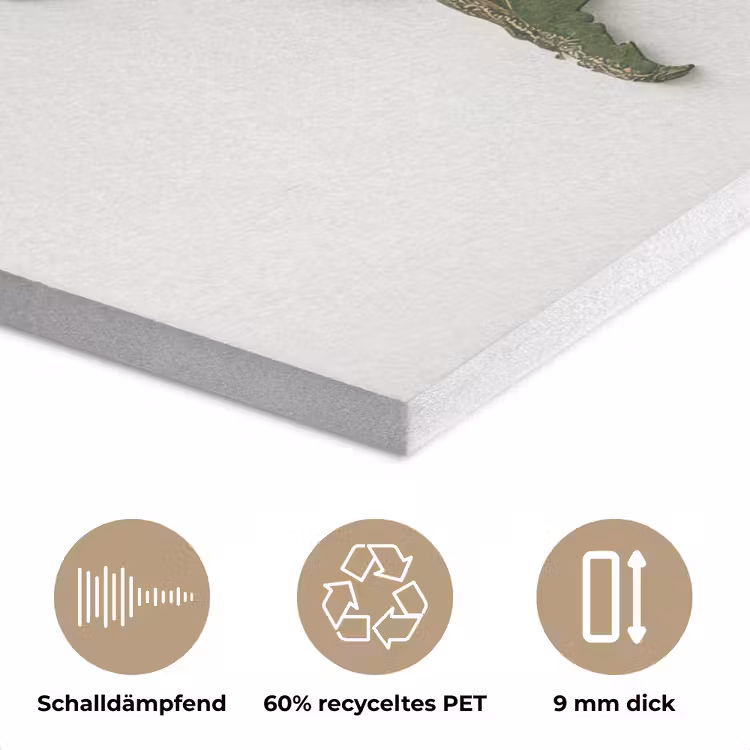 Wereldkaart - Reliëf - Aardekleruige tinten PET vilt klein -closeup_DE