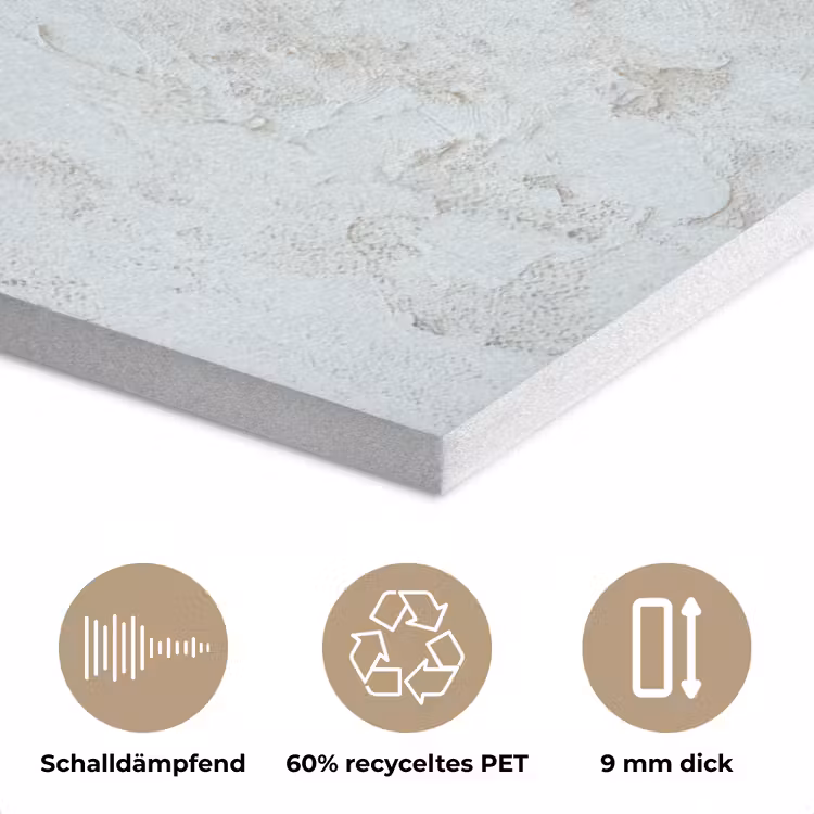Wereldkaart - Wit beton - Bladgoud PET vilt klein -closeup_DE