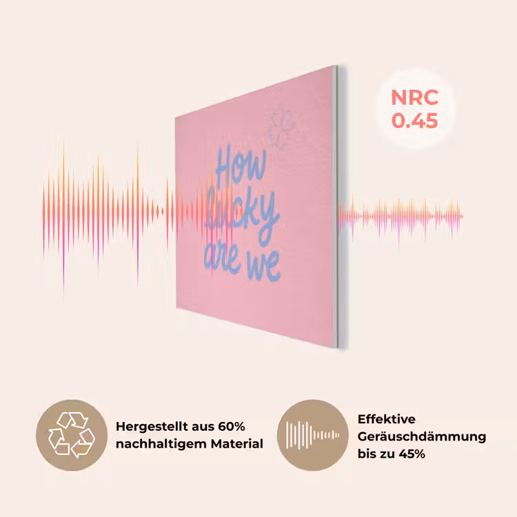 How lucky are we - Klavervier - Roze - Blauw PET vilt klein -USP_DE