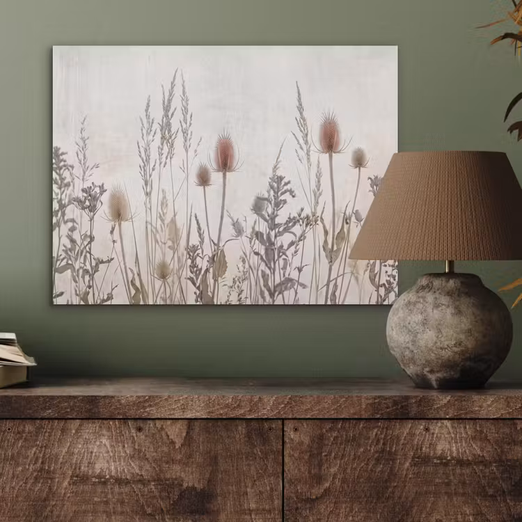 Weidebloemen - Design - Sepia PET vilt klein -sfeer2