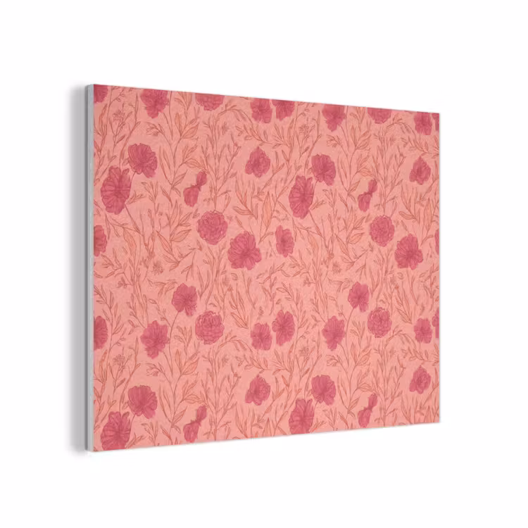 Weidebloemen - Romantisch - Roze PET vilt klein 837 -3d