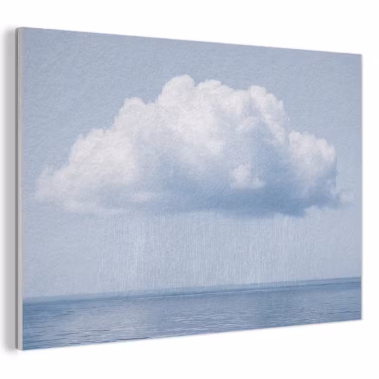 Akustikbild - Wolke – Regen – Natur - Wolk - Regen - Natuur PET vilt klein