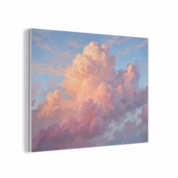 Wolken - Lucht - Natuur - Abstract - Kleurrijk PET vilt klein -3d