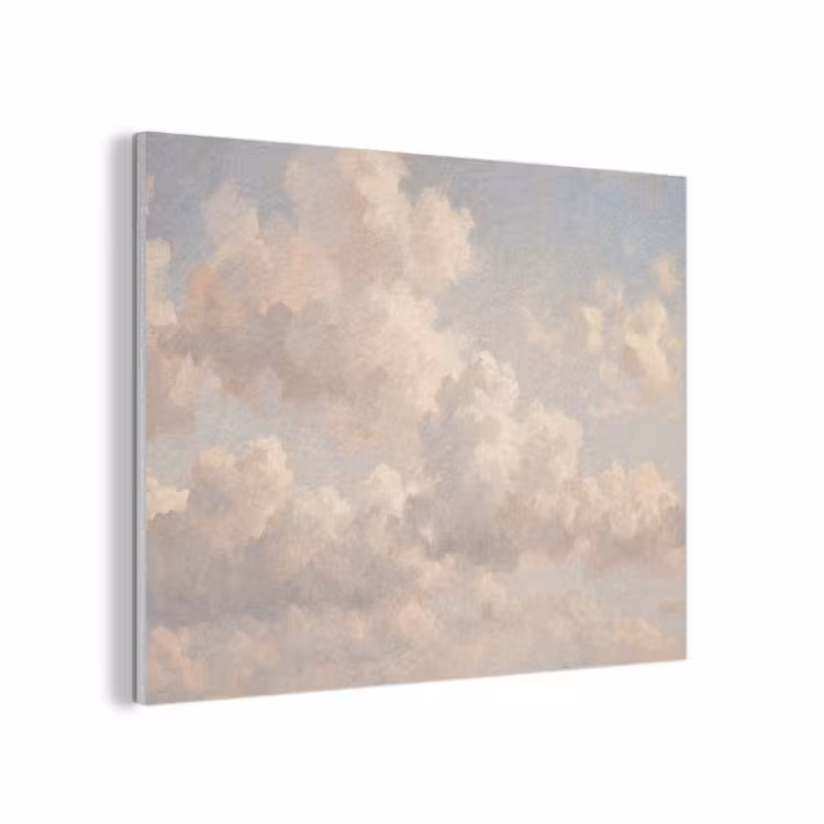 Wolken - Zacht - Natuur - Klassiek - Beige PET vilt klein -3d