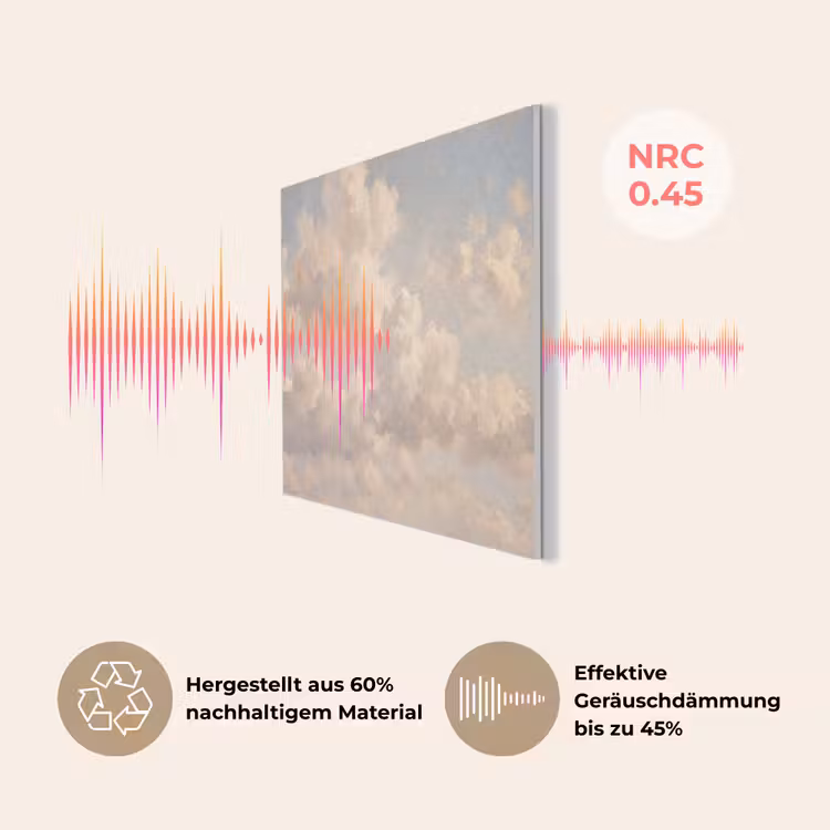 Wolken - Zacht - Natuur - Klassiek - Beige PET vilt klein -USP_DE