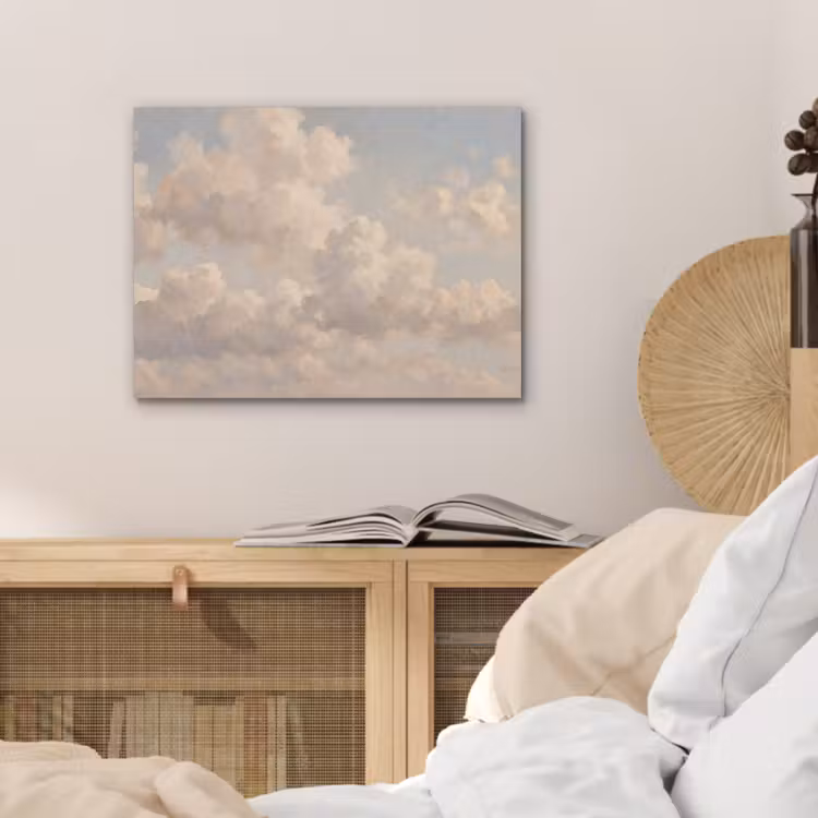 Wolken - Zacht - Natuur - Klassiek - Beige PET vilt klein -sfeer3