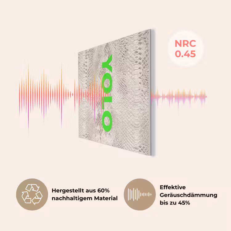 YOLO - Groen - Neon - Slangenprnt PET vilt klein -USP_DE