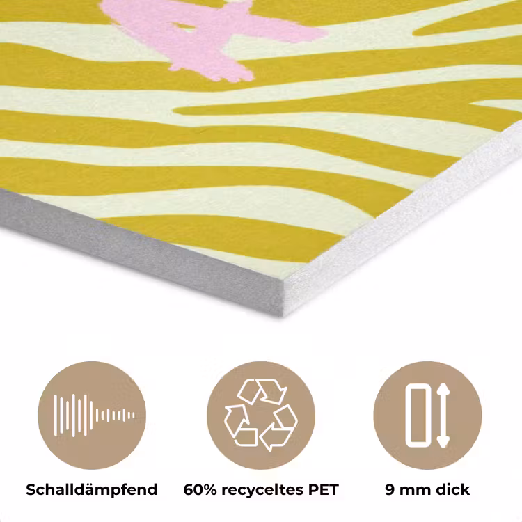 Zebraprint - Priority - Roze PET vilt klein -closeup_DE