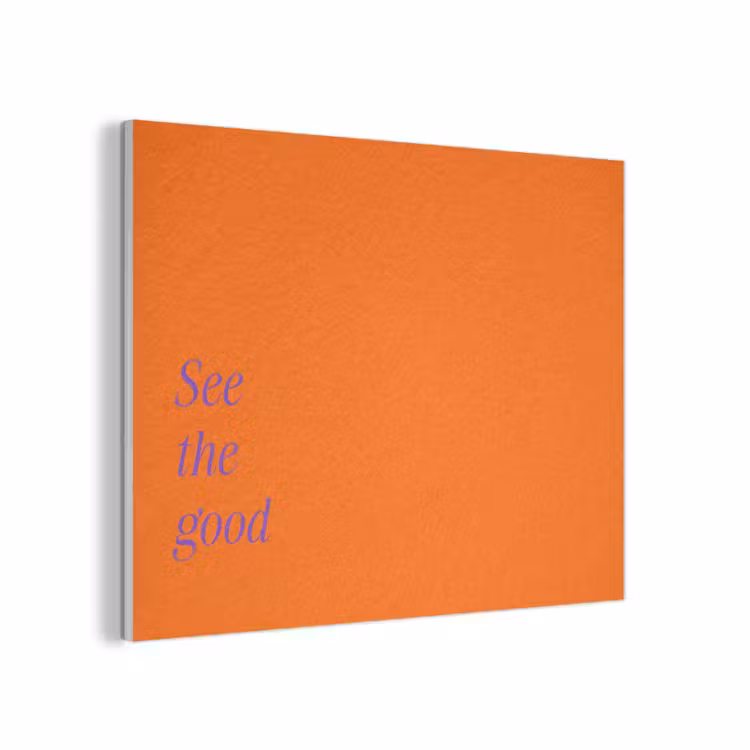 See te good - Paars - Oranje PET vilt klein -3d