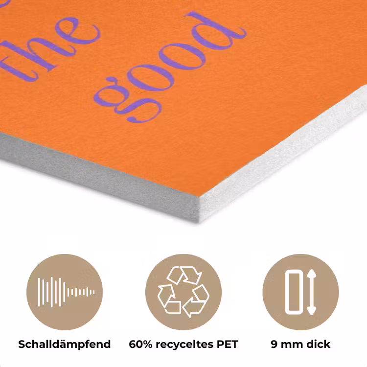 See te good - Paars - Oranje PET vilt klein -closeup_DE