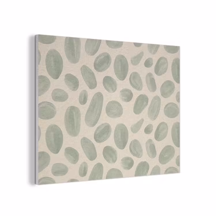 Abstract - Patroon - Organisch - Groen - Modern PET vilt klein -3d