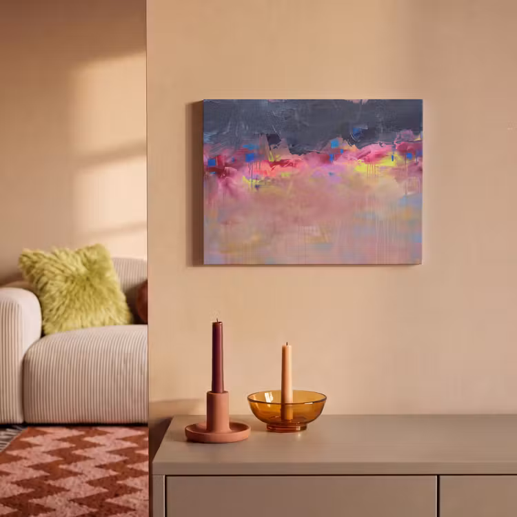Abstract - Textuur - Kleuren - Modern - Roze PET vilt klein -sfeer1