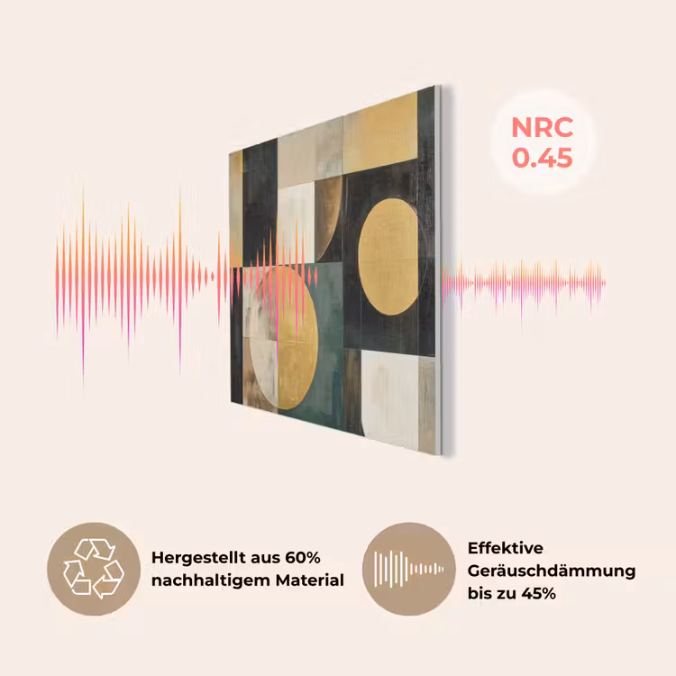 Abstract - Goud - Brons - Vormen - Geometrisch PET vilt klein -USP_DE