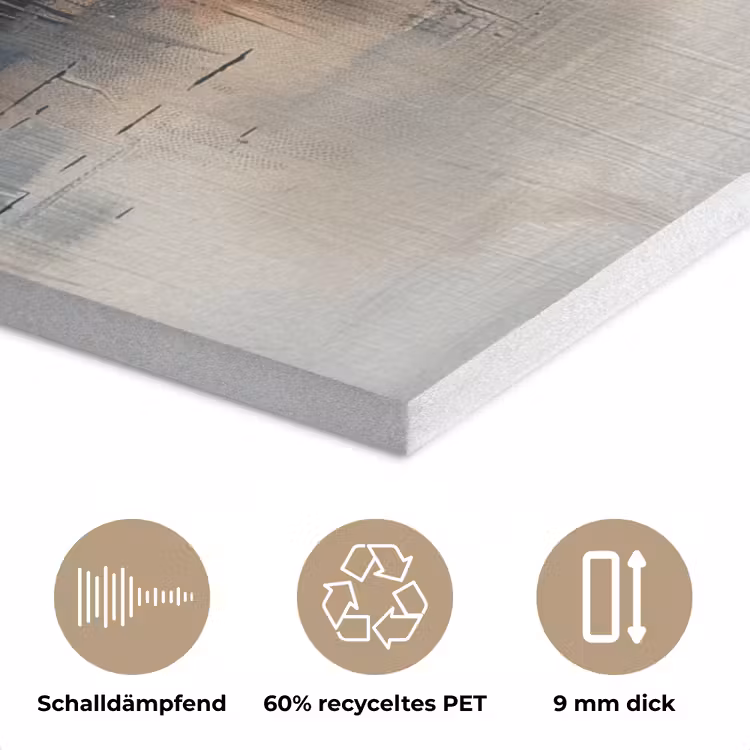 Abstract - Modern - Beige - Aesthetic - Goud PET vilt klein -closeup_DE