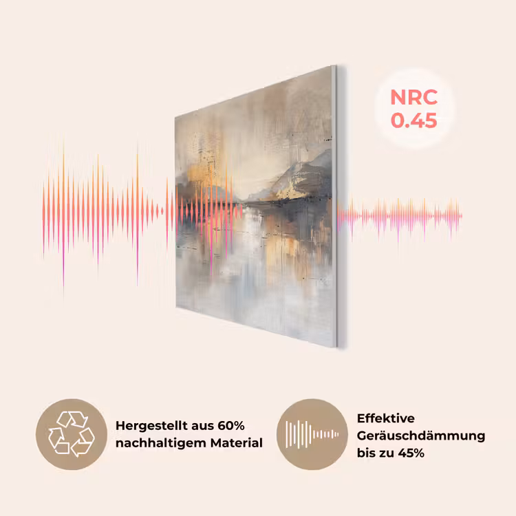 Abstract - Modern - Beige - Aesthetic - Goud PET vilt klein -USP_DE