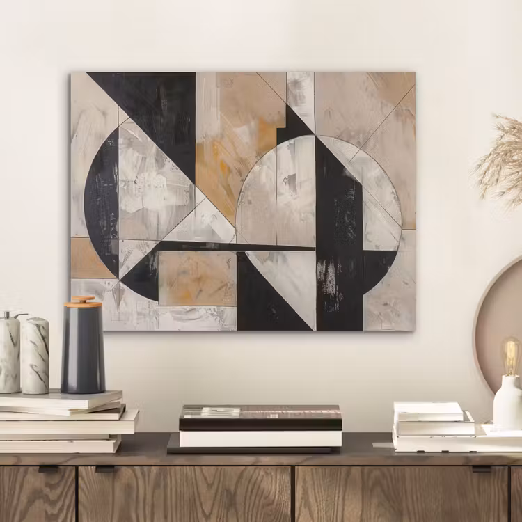 Abstract - Modern - Geometrisch - Pastel PET vilt klein -sfeer1