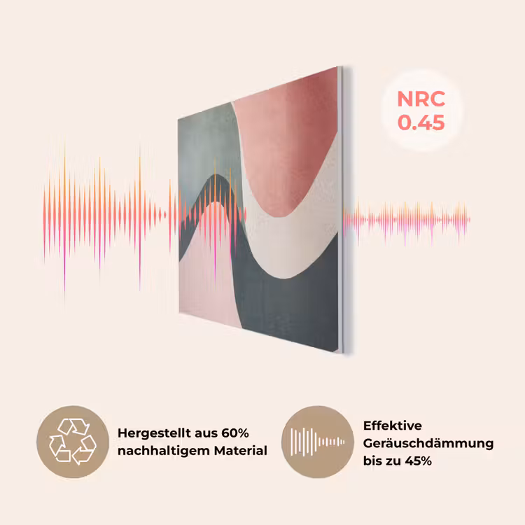Abstract - Golven - Sierlijk - Roze PET vilt klein -USP_DE