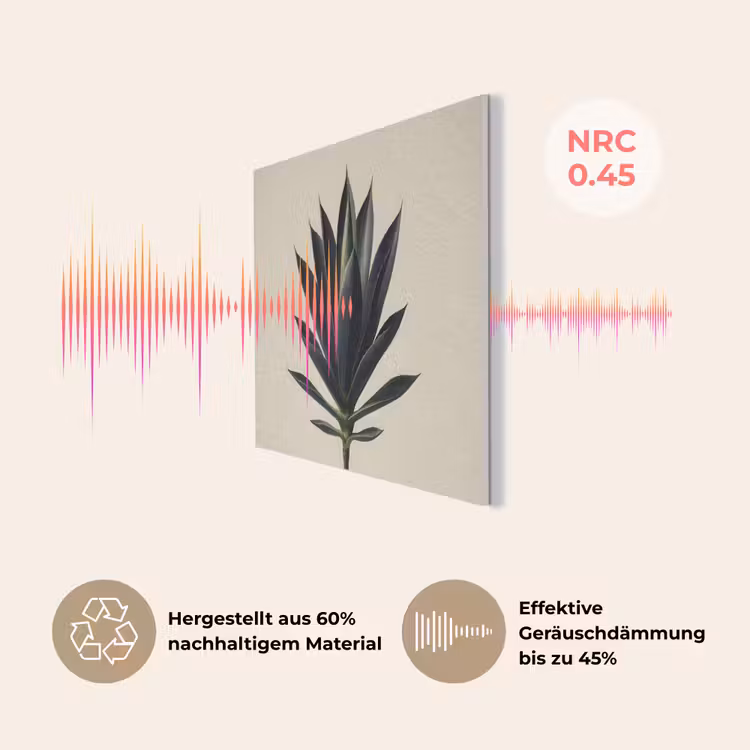 Agaveplant - Symmetrisch - Groen PET vilt klein -USP_DE